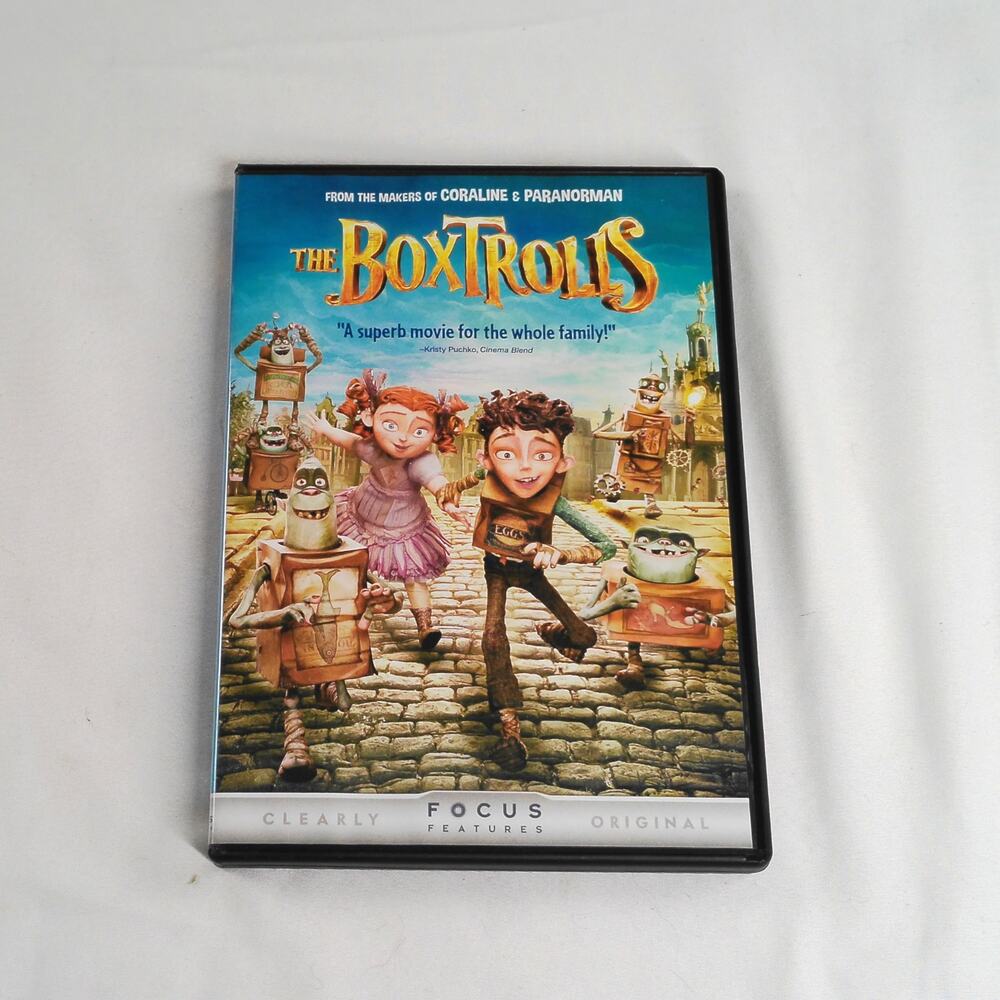 The Boxtrolls DVD 2014 Laika Focus Features Animated Family Movie PG
